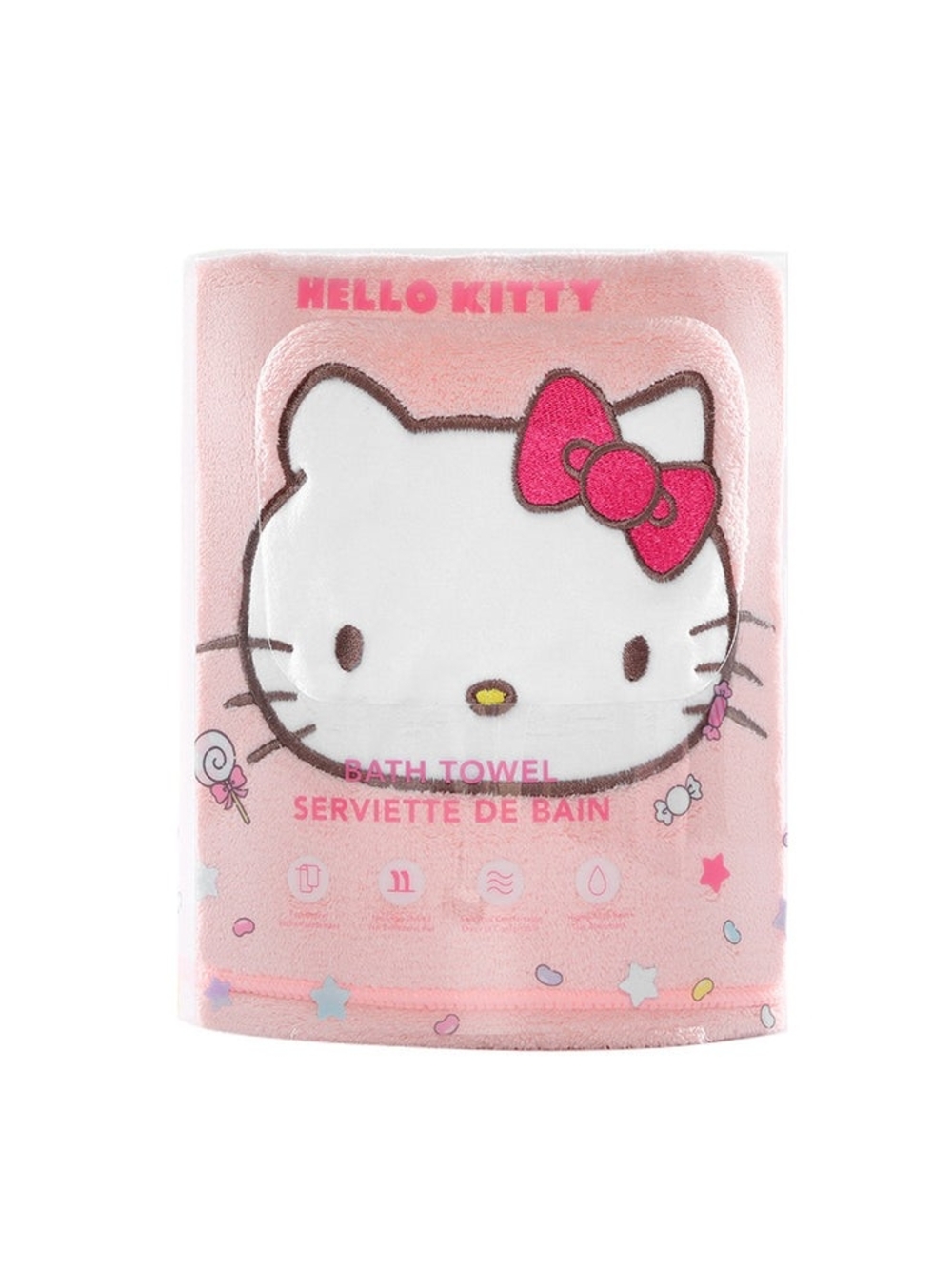 Hello Kitty Pink Kids Bath Towel - Sanrio